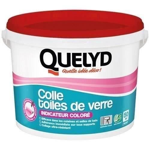QUELYD Colle toile de verre rose - 10kg
