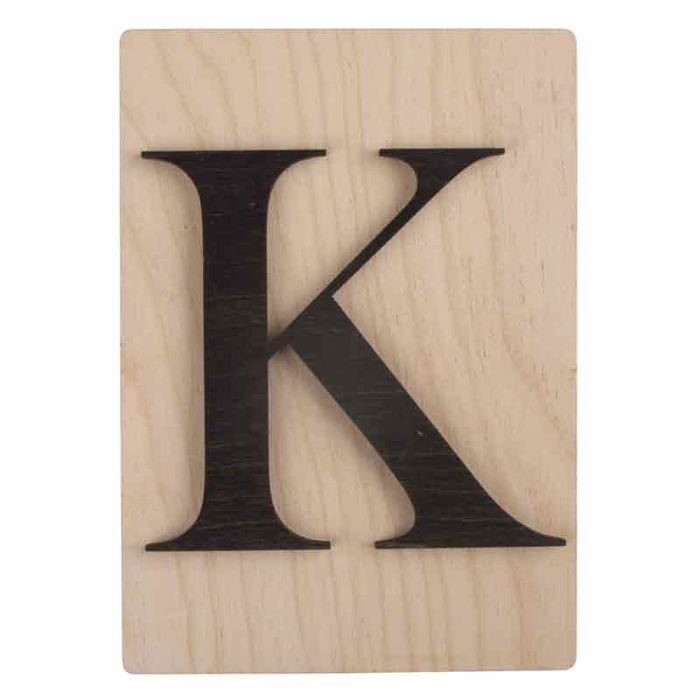 Lettre Décorative En Bois MDF Blanc - Lettre N 11 Cm, Personnalisable Pour Déco Ou Cadeau