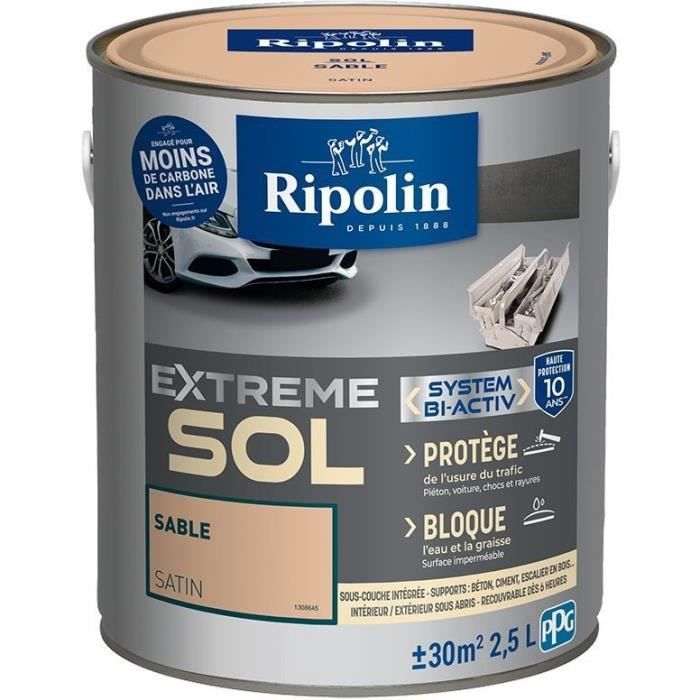 RIPOLIN PROTECTION EXTREME SOL SABLE Satin 2,5 L