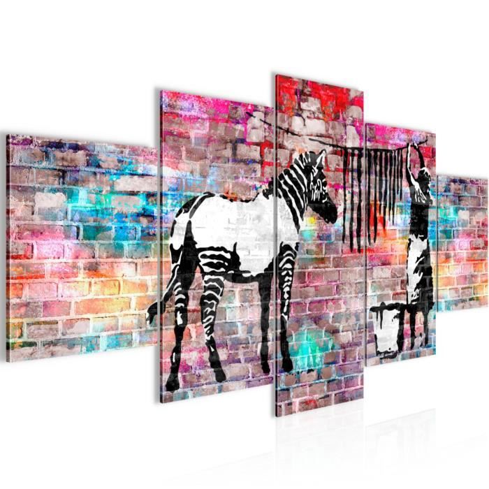 Banksy Images sur toile, Follow Your Dreams, graffiti, street art, impression d'art sur châssis prête à accrocher, décoration murale pour le salon