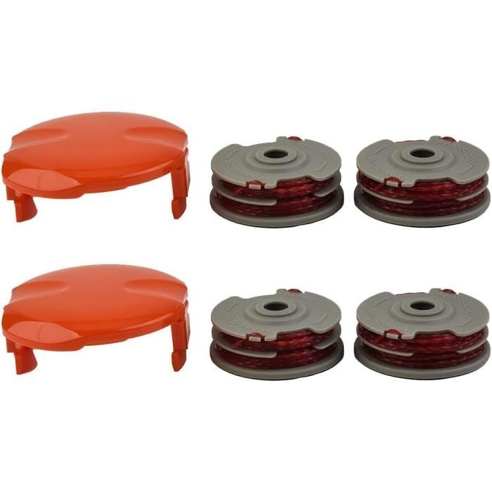 Ligne Et Couvercle Pour Débroussailleuse Flymo FLY021 FLY060 Bobine Et Fil De Rechange A Double Alimentation Automatique 91816871