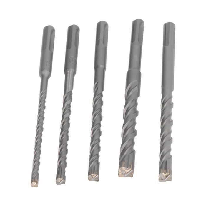 Silverline 723650 - Lot De 15 Forets à Béton Carbure De Tungstène, Diamètres 3 à 10 Mm, Coffret Souple
