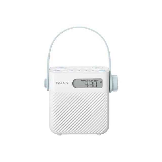 Black Am//fm//sw Alarm Clock Portable Bluetooth Digital Shower Radio Radio