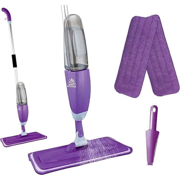 Dreamon Balai Vaporisateur Enfant – Eau Réelle, 3 Lingettes Lavables – Montessori – Jeu De Rôle Ménage Dès 3 Ans – Rose