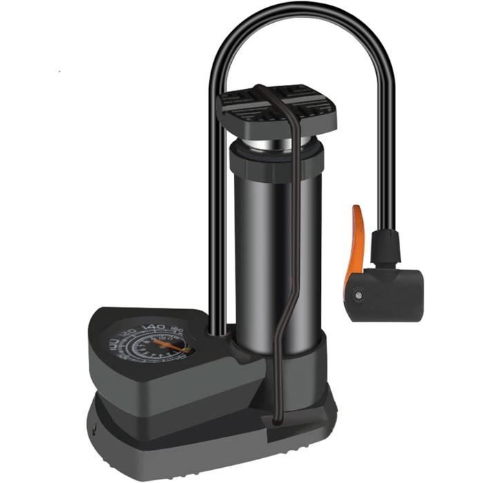 Pompe à vélo électrique 150PSI,Pompe Velo Electrique avec manometre,Mini Compresseur avec Valve Presta et Schrader,Gonfleur Velo - Sport