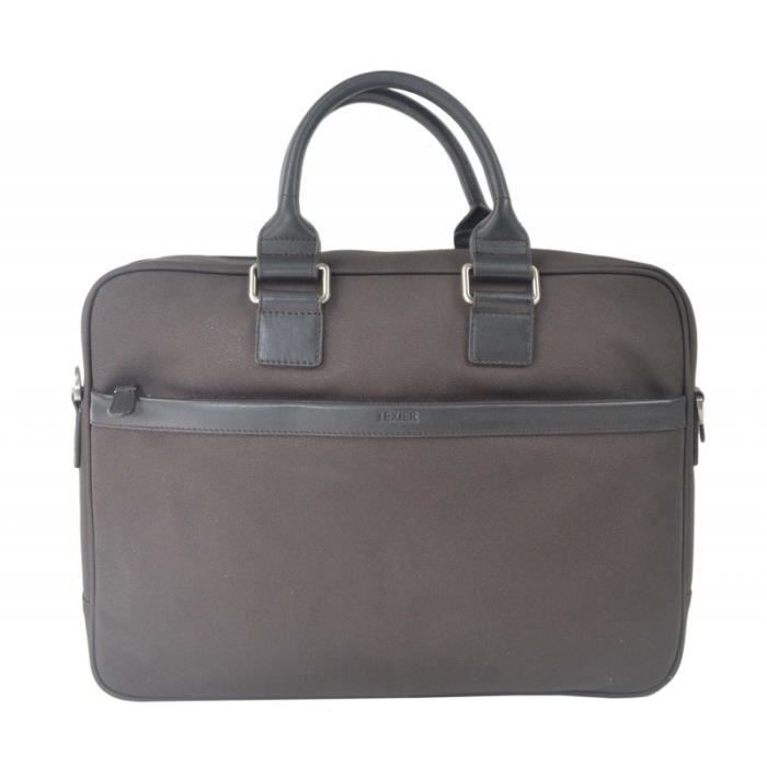 Cartable Texier 38 x 28 x 10 Noir Cdiscount Bagagerie Maroquinerie