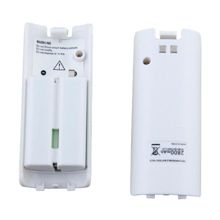 TKOOFN 2 Batteries 2800mAh Pour Nintendo WII De Jeu Piles Rechargeables Cdiscount Jeux