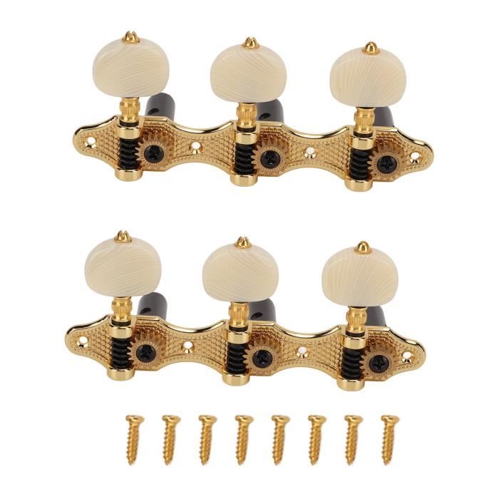 Chevilles De Réglage De Cordes De Guitare Classique, 2 Pièces, Chevilles De Réglage De Tête De Machine De Guitare