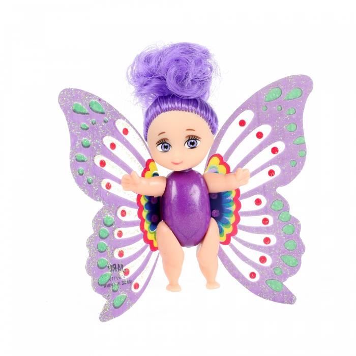 Toi Toys Bebe Fee Aux Ailes Mobiles Violet Cdiscount Jeux Jouets
