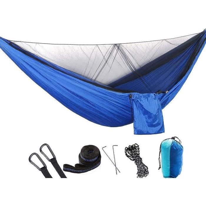 Hamac En Toile De Parachute Portable Respirant - Hamac De Jardin Pour 1 Personne Jusqu'à 150 Kg, Idéal Camping Et Voyage