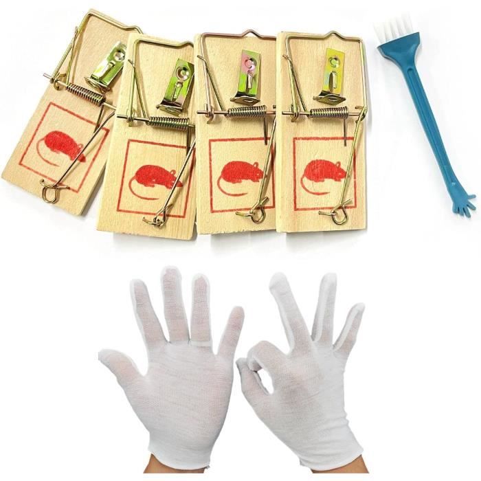 Pack De 6 Pièges à Souris Professionnels - Réutilisables, Grande Taille - Pour Intérieur Et Extérieur