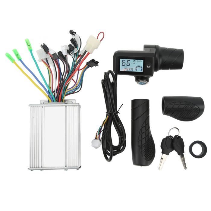 Kit Contrôleur De Vitesse 24V 250W Pour Scooter électrique - Comprend Poignée D'accélérateur, Poignée De Torsion Et Accessoire Clé De Verrouillage