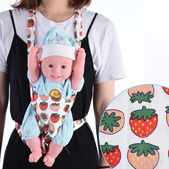 VGEBY porte-jouets pour enfants Porte-bébé en coton pour poupée