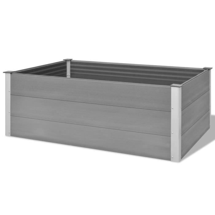 vidaXL Lit surélevé de jardin Acier enduit de - vue 10
