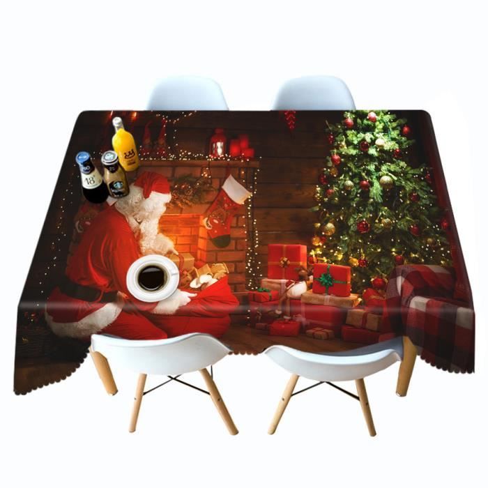 Serviette De Sport Motif Père Noël - 76 X 38 Cm, Microfibre Légère - Pour Gym, Plage, Piscine, Voyage