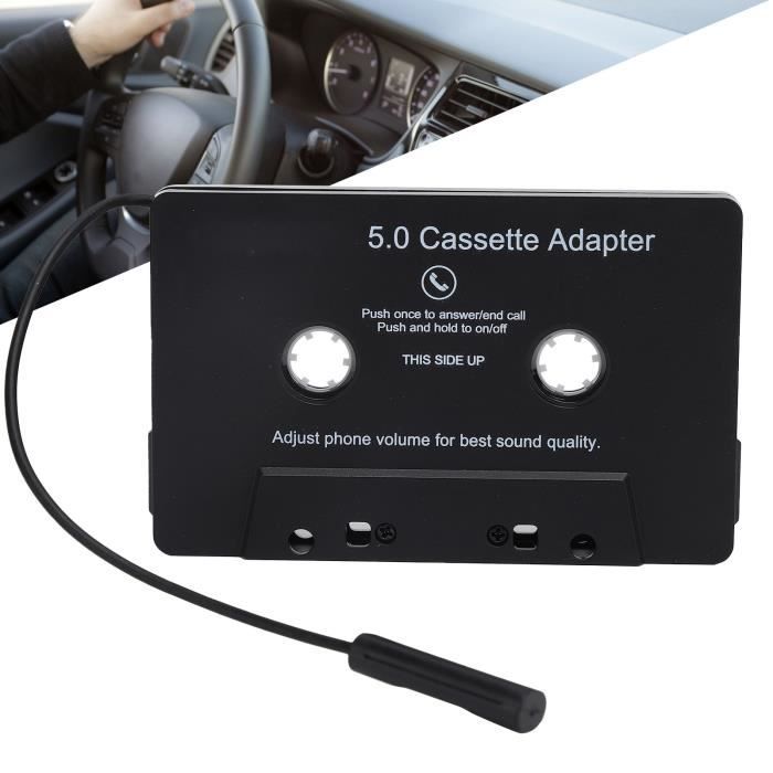 Adaptateur Cassette Bluetooth 5.1 Pour Voiture - Avec Port TF Et Connexion Aux