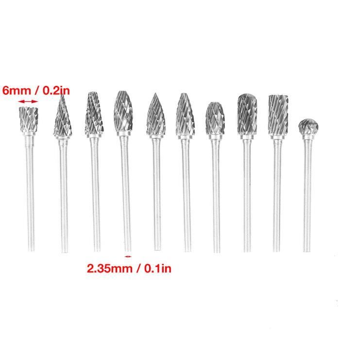 Lot De 5 Fraises Carbure 4 Mm 3 Dents Pour Aluminium Et Cuivre - Revêtement DLC, Queue 4 Mm, Hélice 35°