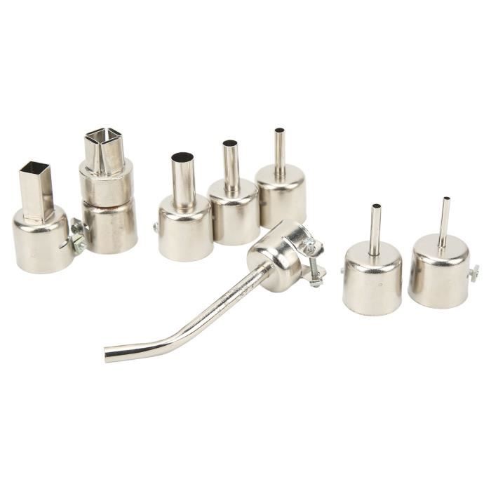 Lot 8 Buses Universelles Pistolet à Air Chaud - Compatibles Aoyue 906, 968, 850, 6028 - Alliage De Zinc Qualité Pro