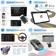 Podofo 2 Din 10.1'' Car Stereo Touch Screen Car MP5 Player Android Car Radio Bluetooth Mirror Link Rear View Camera-1