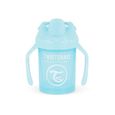 Twistshake Mini gobelet anti-éclaboussures - Bébé -Bec souple-Mixeur de fruits-230 ml-Tasse de sevrage anti-fuite-Sans BPA-4m+-Bleu-1