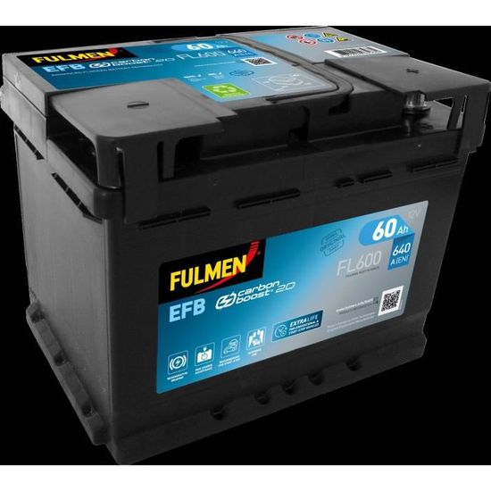 BATTERIE EFB FULMEN FL600 12V 60AH 640A