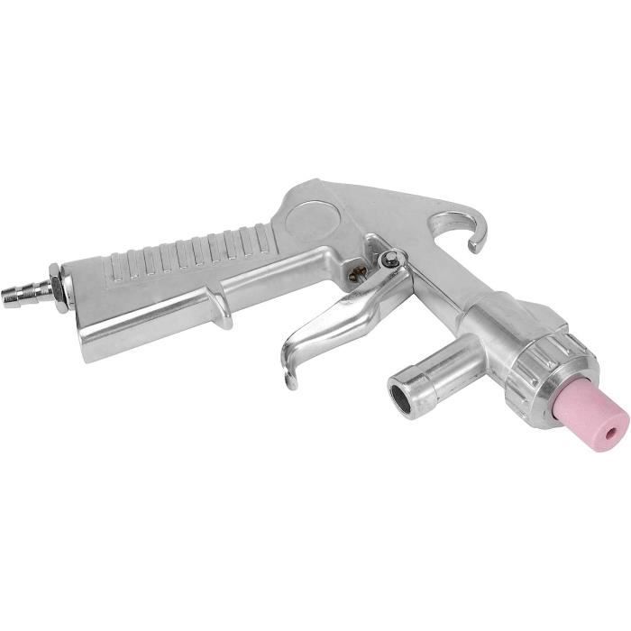 Sableuse Portable 50Lbs Kit Pistolet Sablage Alliage Aluminium - Tuyau 4,5m - Décapage Rouille
