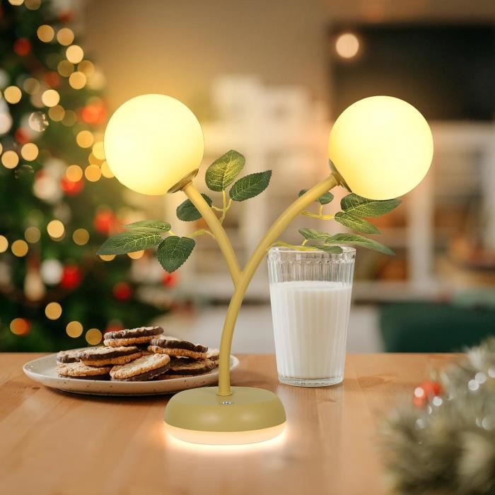 Mini lampe LED USB portable avec banque d'alimentation, luminaire décoratif  intérieur, parfait pour la chambre à coucher, la table ou le bureau,  parfait pour le camping ou la lecture