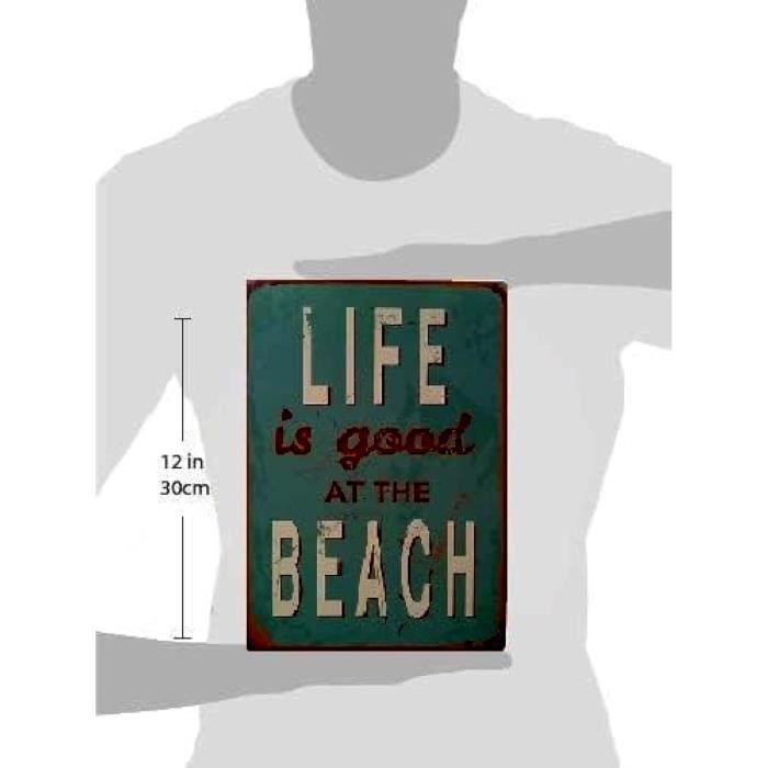 Plaque Publicitaire Vintage En étain Murale -Léopard Des Animaux