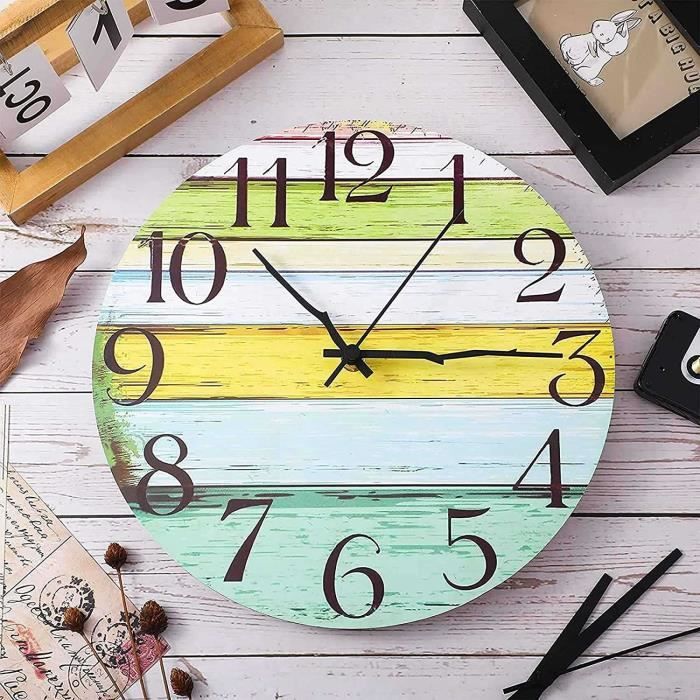 Kit Mécanisme Horloge Murale - 4 Mouvements Quartz + 6 Paires D'Aiguilles - Pour Réparation Ou DIY