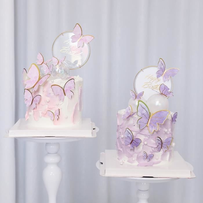 Acheter Décoration de gâteau de mariage en forme de papillon, 50