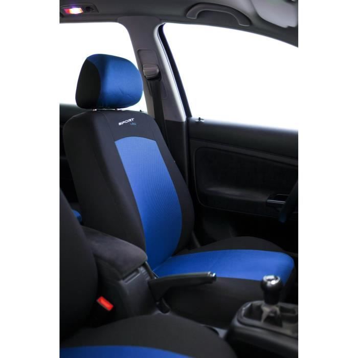 Housse De Siège Voiture Auto pour Peugeot 305 306 307 308 Sportline Bleu Tissu  de revetement/airmesh avec mousse set complet - Cdiscount Auto
