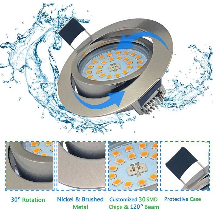 Spots LED Extra Plats Encastrables - Downlights LED