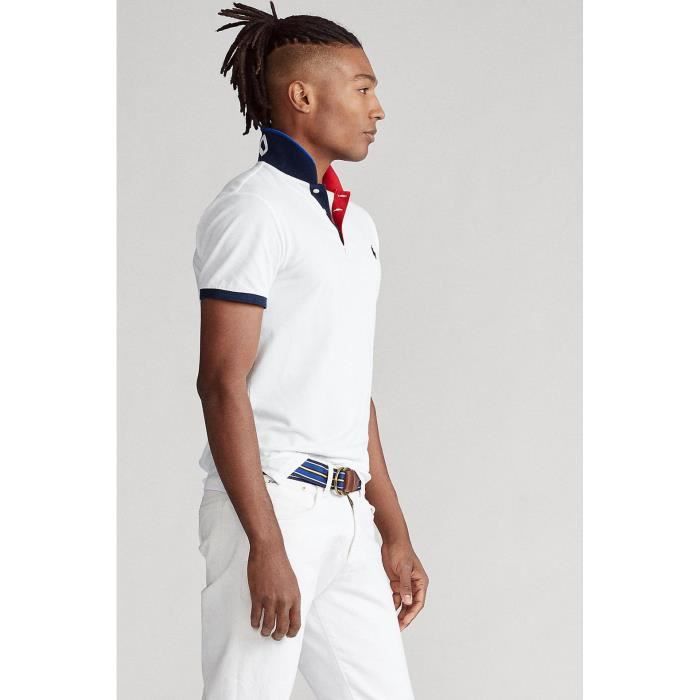 POLO RALPH LAUREN HOMME Blanc - Cdiscount Prêt-à-Porter