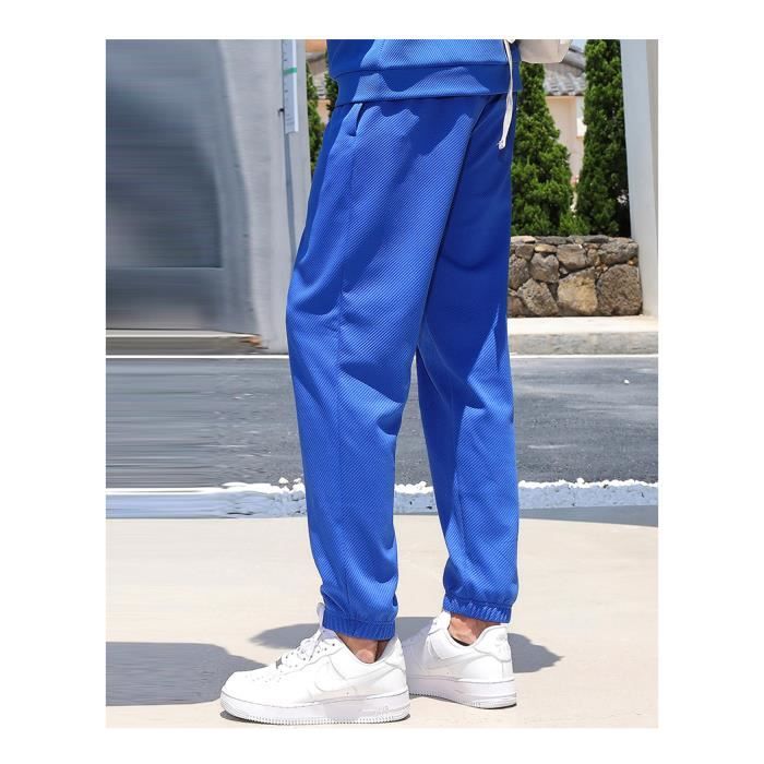 Pantalon Jogging Homme Sport Running Séchage Rapide Respirant - Bleu royal  Bleu royal - Cdiscount Sport