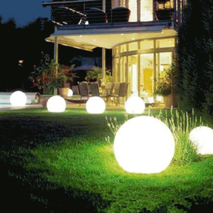 Lampe solaire suspension lumière décoration de jardin LED patio lumière  ronde extérieur lumière suspension en forme