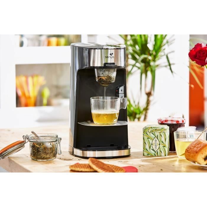 Thé Vrac Machine à Thé - Théière électrique Avec Infuseur Amovible 1400W Senya Tea Time - 12