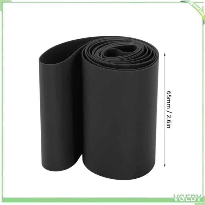 Bande Anti-Crevaison Pour Vélo - PVC, Taille 26 Pouces (Noir) - Protège Chambre à Air, Montage Facile