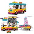 LEGO® 41681 Friends Le camping-car et le voilier de la forêt – Jeu d’aventure avec Jouet Bateau et Figurine Raton-Laveur-2