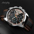 SHARPHY Montre chronographe homme marque de luxe sport étanche dateur superbe-2