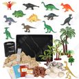TD® Jouets faits à la main de bricolage,habitat de dinosaure,jouets d'expérience scientifique d'éruption volcanique,cadeaux pour-2