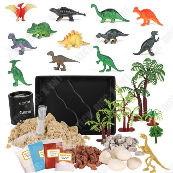 TD® Jouets faits à la main de bricolage,habitat de dinosaure,jouets  d'expérience scientifique d'éruption volcanique,cadeaux pour - Cdiscount  Jeux - Jouets