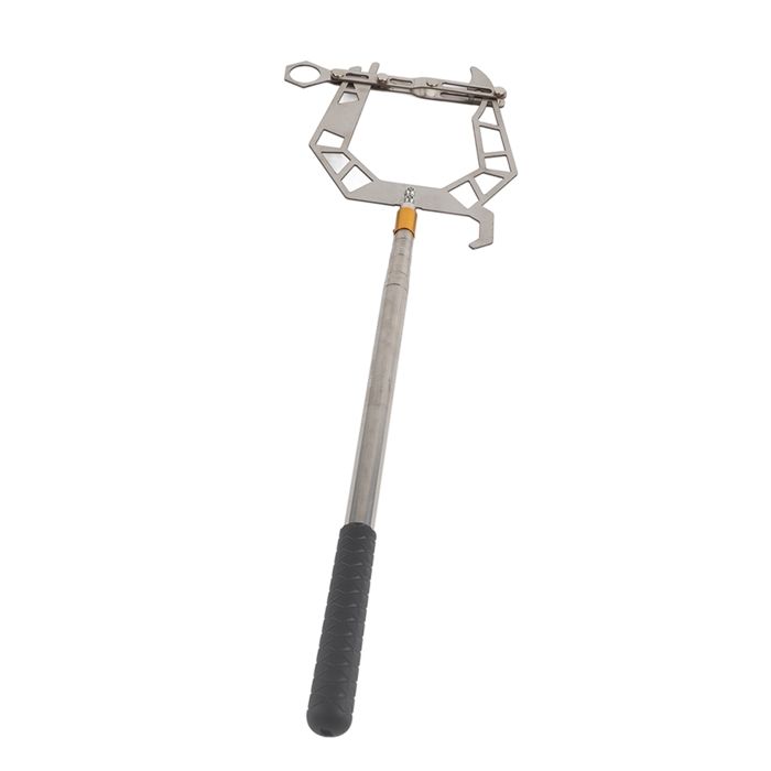 Gaffe Télescopique QIeCny – 6 Mètres, Crochet Acier Inoxydable 304, Ouverture 4,5 Cm, Charge 250 Kg, Pour Amarrage Et Sauvetage Nautique