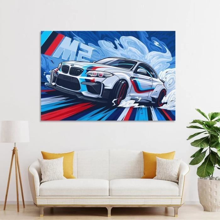 Poster de voiture BMW Touring Car Story Poster décoratif sur toile pour  salon, chambre à coucher 50 x 75 cm : : Cuisine et Maison