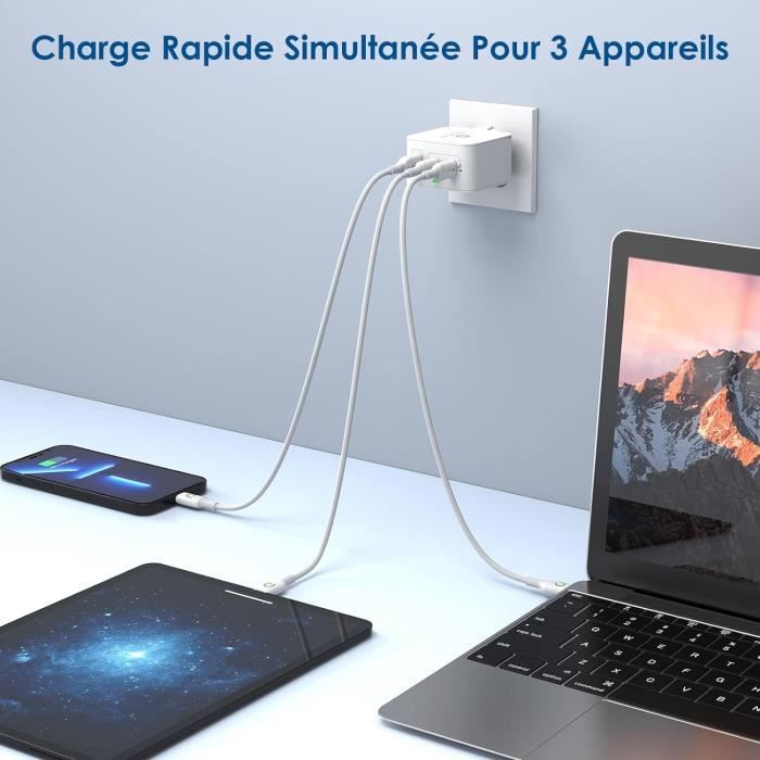 Hub De Charge Rapide Pour DJI Mini 3 Pro – 3 Batteries + Télécommande, Priorité Smart Power, Compact