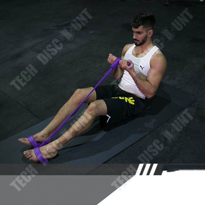 XPEX Bande De Fitness 6 Tubes – Appareil Abdominal Multifonctionnel Pour Jambes Et Fessiers