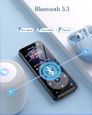 AGPTEK 8Go Lecteur MP3 Bluetooth 5.3 avec Haut-Parleur 1.8" Écran Lecteur Musique en Métal avec Son sans Perte/Bouton Tactile/Radio-3