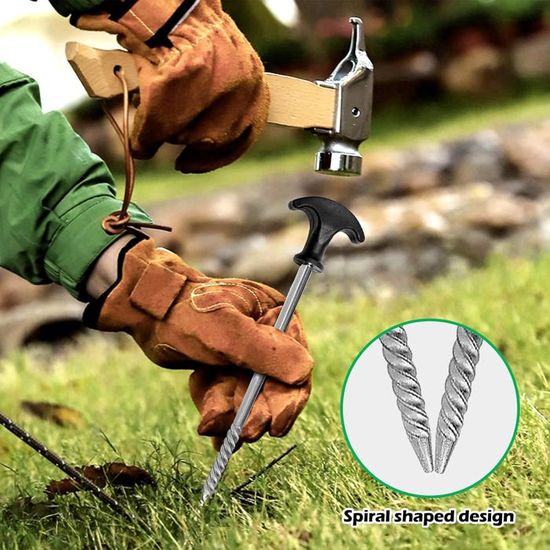 Piquets de Tente Robustes pour activités en Plein air :14 PCS,Sardines de Fixation de 18 cm, Sardines Camping en Aluminium pour sols durs | Leroy Merlin Piquets de Tente Robustes pour activités en Plein air :14 PCS,Sardines de Fixation de 18 cm, Sardines Camping en Aluminium pour sols durs | Leroy Merlin