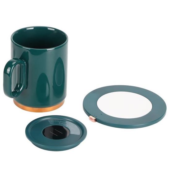 Réchauffeur de tasse de café USB numérique 55 ℃ tapis chauffant thermostatique de lait pour la maison de bureau