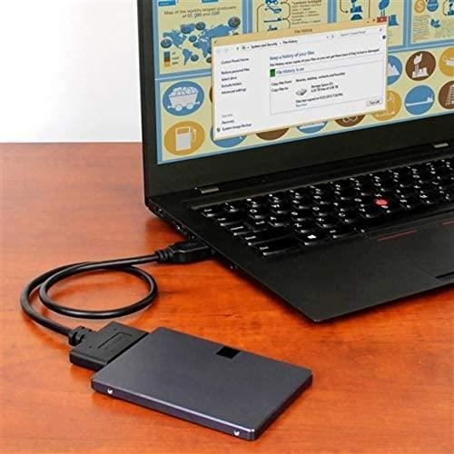 Adaptateur de Disque Dur USB 3.1 à 2,5 SATA - USB 3.1 Gen 2 10Gbps avec  Convertisseur de Stockage Externe HDD/SSD UASP