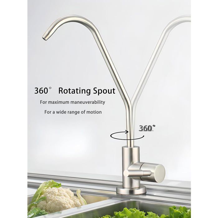 Havin Robinet D'Évier De Bar - Robinet Filtre à Eau RO Osmose Inverse Noir Mat